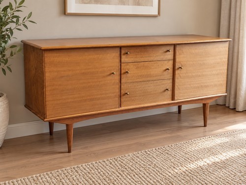 Antique teak mid century - antique, mid-century