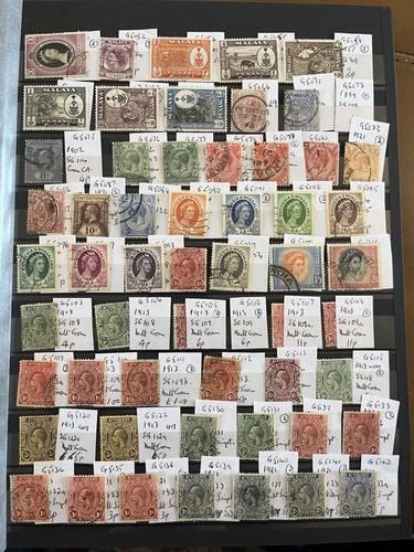 850 world stamp collection - collection, sg