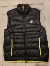 Polo Ralph Lauren Sport Packable Gilet Bodywarmer Down Puffa Jacket L Black Golf