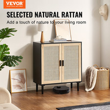Rattan Cabinet, Black