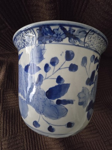 Vintage chinese blue white - vintage,