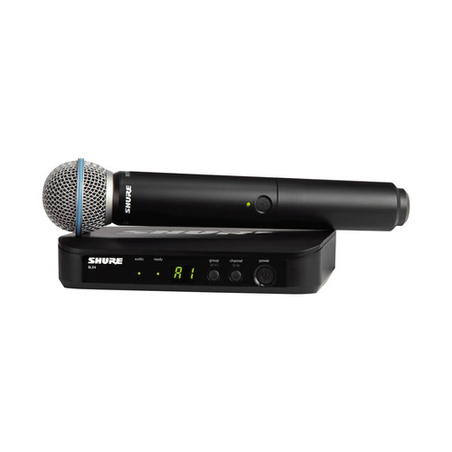 Shure blx24 b58 k3e - shure, handheld