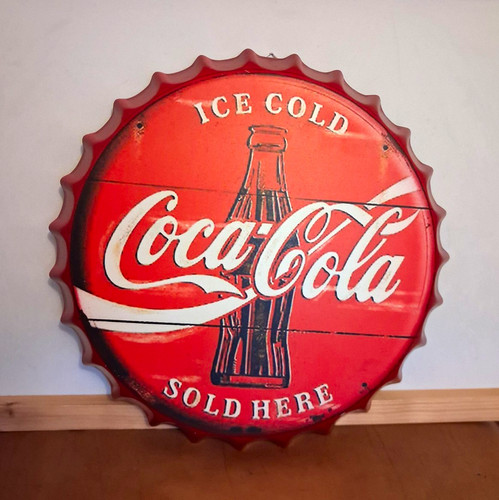 Coca cola ice cold - ice, sold