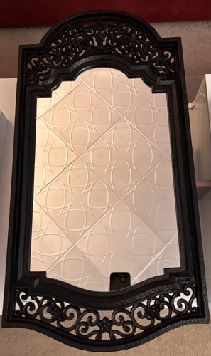 Arched wall mirror black - arched,