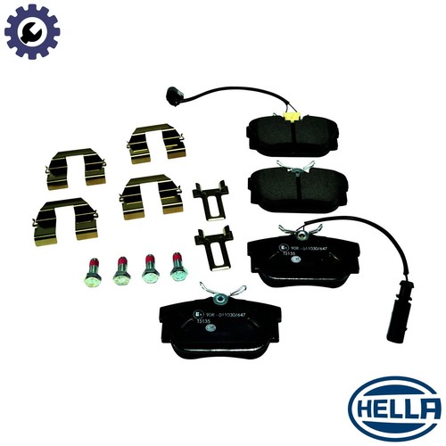 Brake pad set disc - brake, 8db