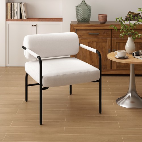 Comfy side armchair - side, modern