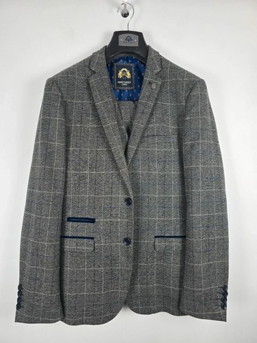 Marc darcy mens - grey, piece