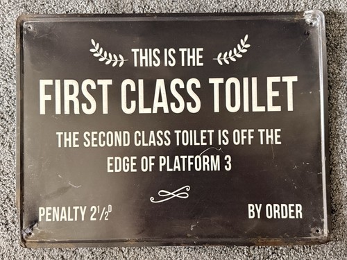 This the first class toilet - this,