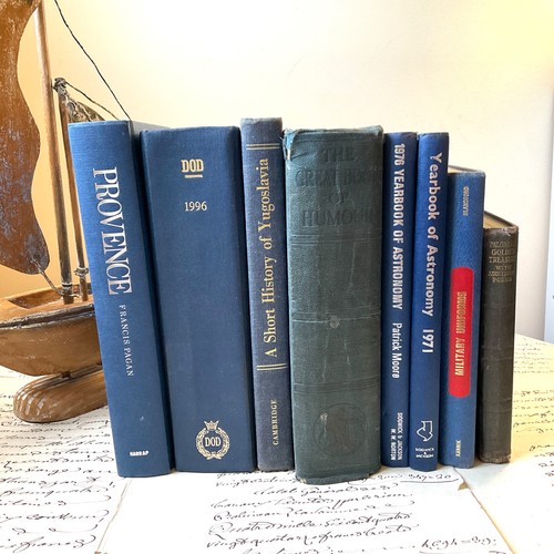Blue vintage hardback - 8,