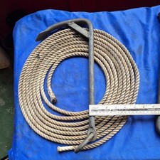 galvanised BANK ANCHOR WITH 5 mt ROPE bank anchor clinker boat  kayak  anchor et