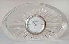 Waterford Lead Crystal Marquis Mantle Clock. Sheridan Style.