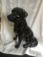 Beswick Fireside Large 34cm High  Black Labrador Dog Figurine Gloss Finish 2314