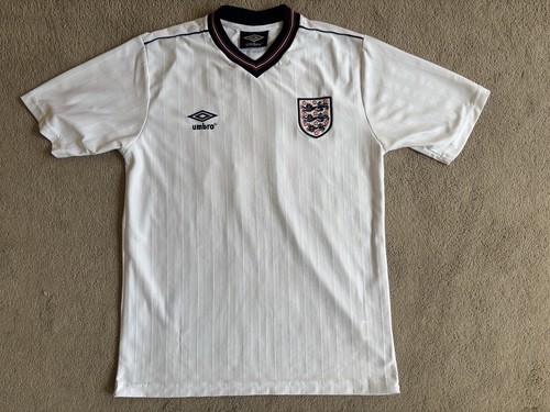 England 1986 umbro home shirt - 1986,