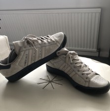 Vintage White Adidas Forest Hills, Size 8