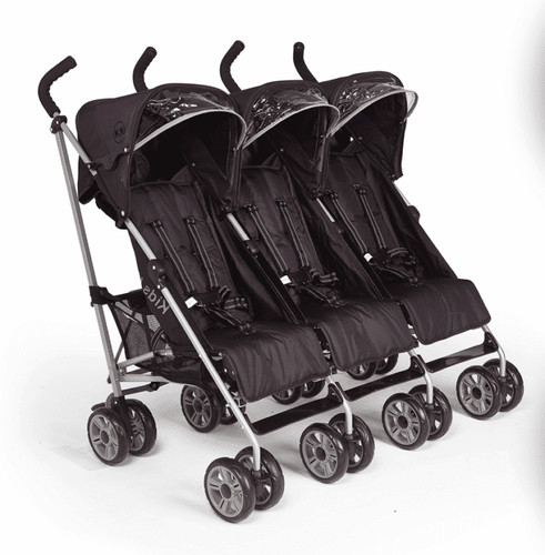 Triple pushchair buggy - pushchair,