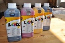 Eco Solvent Ink For Roland,Mimaki,Mutoh,Epson DX4/5/7(CMYK & Cleaning Solution)