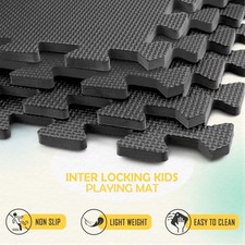 Large Black EVA Foam Mat