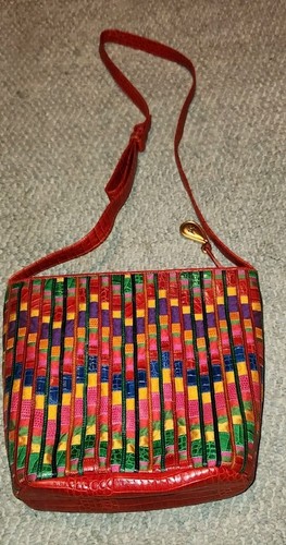 Vtg sharif handbag - vtg, rainbow