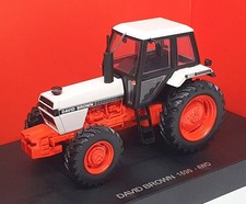 Universal Hobbies 1/32 Scale UH6753 David Brown 1690 4WD Tractor - White/Orange