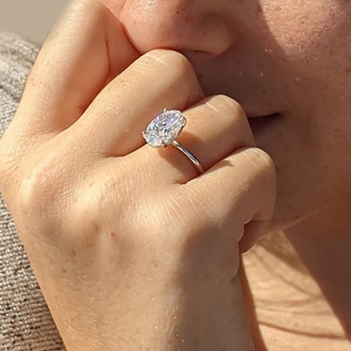 Diamond ring engagement lab - diamond,
