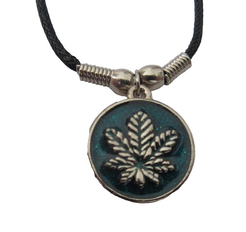 Cannabis leaf locket effect - cannabis,