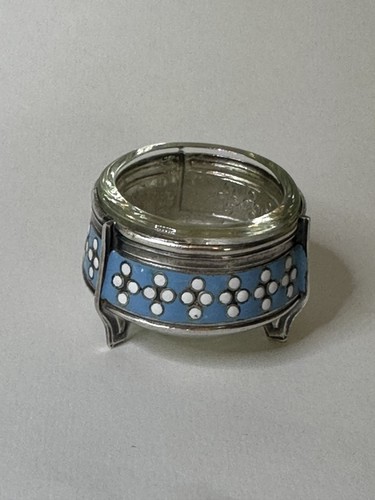 Antique russian hommet salt - hommet,