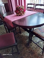 Dining Table and 4 chairs Dark