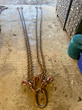 11.2 ton 4m long 4 leg lifting chain sling grade 8 13mm safety hooks shorteners