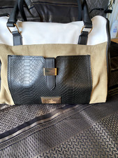 Lipsy London Hand / Tote Bag - White, Brown, Black - 34x28x16cm