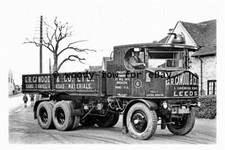 pt9283 - C R Cawood , Steam Lorry , 1 Cavendish Road , Leeds - print 6x4