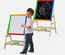 Kids Wooden 2 In 1 Blackboard