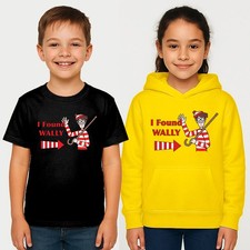 I Found Wally Kids T Shirt