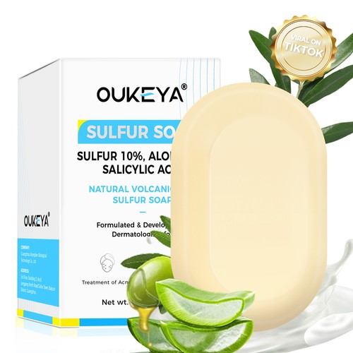 Oukeya sulfur soap for face - sulfur,