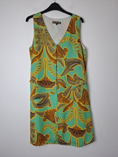 Biba retro floral print neck - retro,