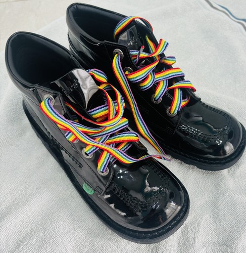 Kickers patent leather black - kickers,