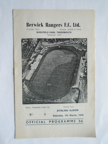 Berwick rangers stirling - v,