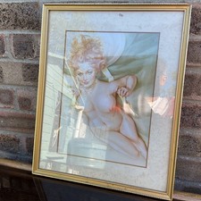 Alberto Vargas  Framed / glazed mounted print  pinup girl vintage style 