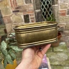 Vintage Brass Planter Window
