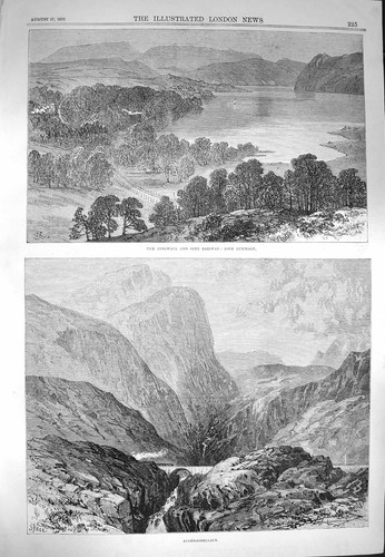 Original old antique print - original,