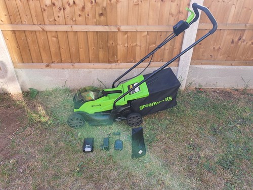 Greenworks 24v lawn mower - mower, 33cm