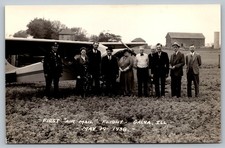 1938 Galva, IL First Air Mail