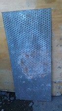 Galvanised Perforated Sheet Metal Used Condition £ 2.00 PER SQUARE FOOT