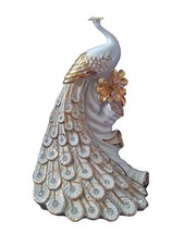 Limoges ,Collezione R. G. Oggetti LARGE  + Swarovski Crystal Porcelain  Peacock