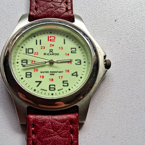 Ricardo quartz analogue watch - ricardo,