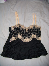 Sulis Silk Black Camisole size 14