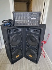 2 x 1000w Speakers - 600W Amp