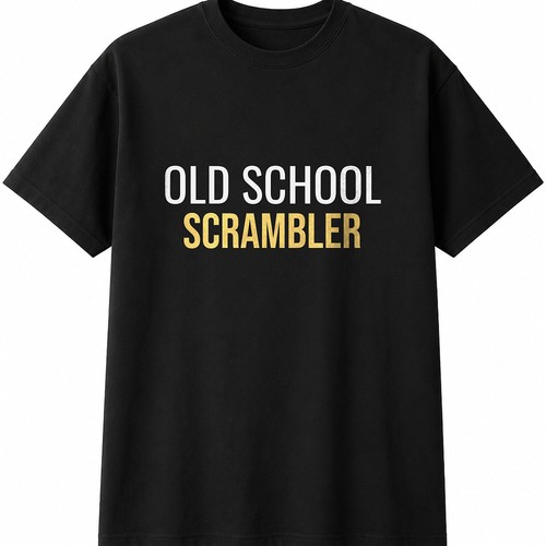Old school scrambler mens - old,
