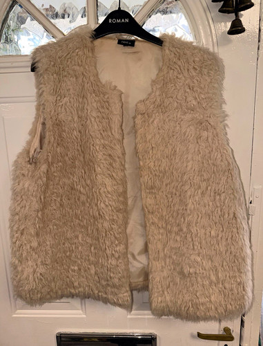 Next beige faux fur - faux, lined