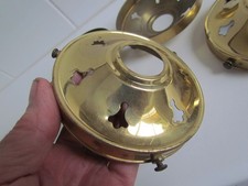 ONE Christopher Wray 4.25" Brass Lamp Gallery Unused New Old Stock (4 available)