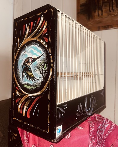 Hand painted gypsy - gypsy, goldfinch
